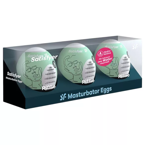 Satisfyer - Œuf masturbateur homme - Coffret 3 pièces