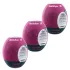 Satisfyer - œuf masturbateur homme Bubble - lot de 3