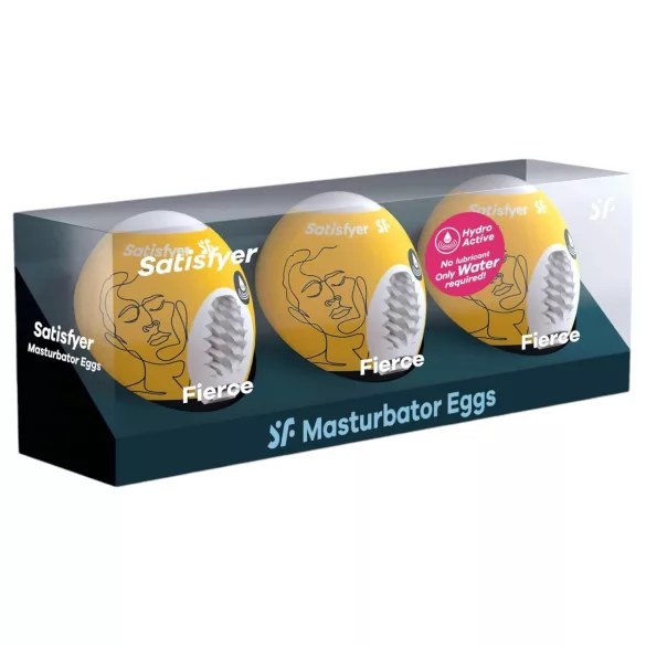 Satisfyer Egg Fierce - œuf masturbateur - lot de 3