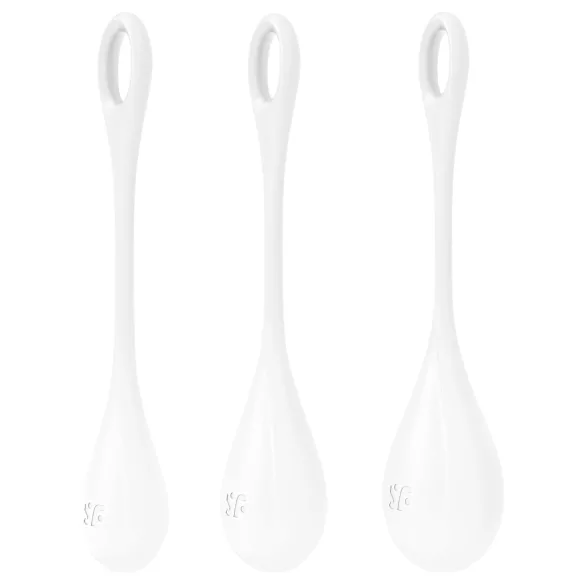 Satisfyer - Boules de geisha - set 3 pièces - blanc