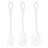 Satisfyer - Boules de geisha - set 3 pièces - blanc