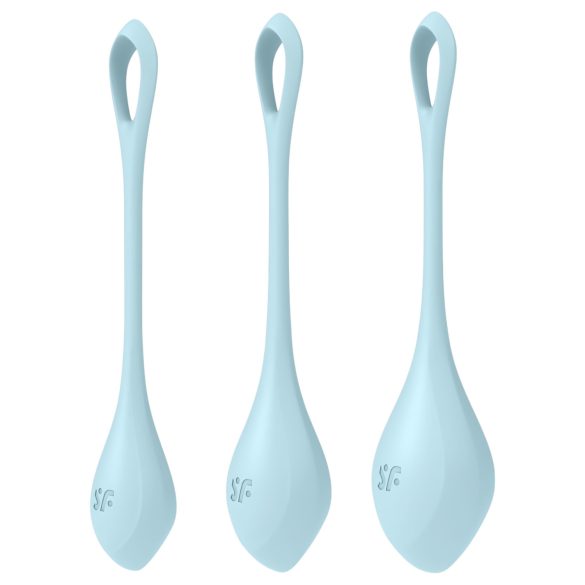 Satisfyer Yoni Power 2 - boules de geisha - lot de 3 - bleu