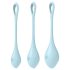 Satisfyer Yoni Power 2 - boules de geisha - lot de 3 - bleu