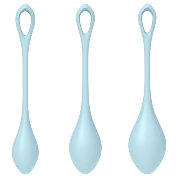 Satisfyer Yoni Power 2 - boules de geisha - lot de 3 - bleu