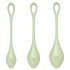 Satisfyer - Boules de geisha - set de 3 - silicone vert