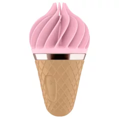   Satisfyer Sweet Treat - stimulateur clitoridien rotatif rechargeable (rose-brun)