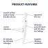 Satisfyer Wand-er Woman - masseur vibrateur étanche (blanc)