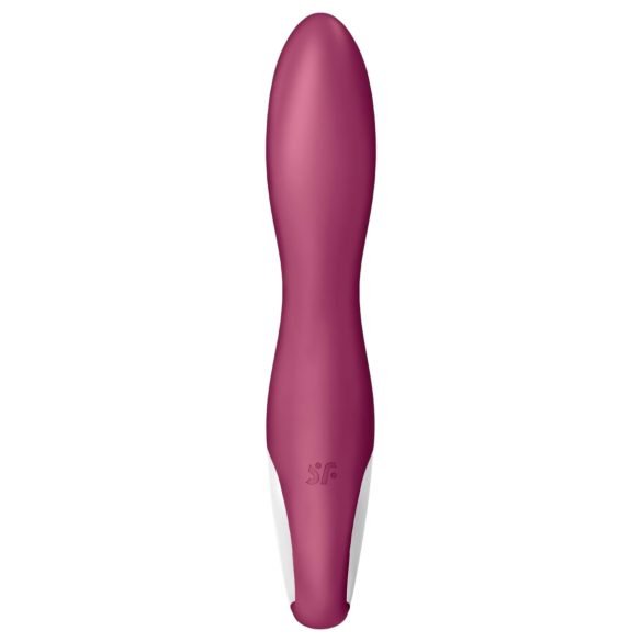 Satisfyer Heated Affair - vibromasseur chauffant pour clitoris - silicone rouge
