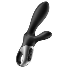   Satisfyer Heat Climax+ - plug anal vibrant chauffant connecté - silicone noir