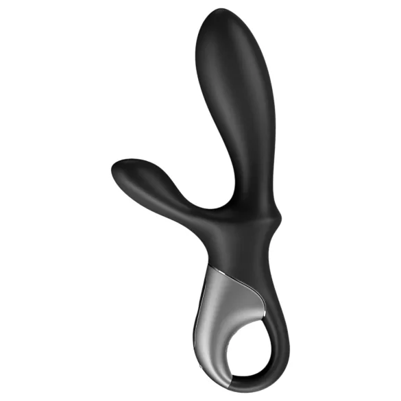 Satisfyer Heat Climax+ - plug anal vibrant chauffant connecté - silicone noir