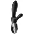 Satisfyer Heat Climax+ - plug anal vibrant chauffant connecté - silicone noir