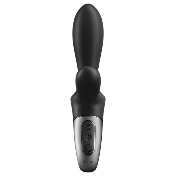 Satisfyer Heat Climax+ - plug anal vibrant chauffant connecté - silicone noir