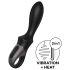 Satisfyer Heat Climax - plug anal vibrant chauffant connecté - silicone noir