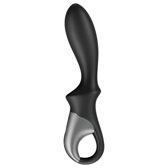 Satisfyer Heat Climax - plug anal vibrant chauffant connecté - silicone noir