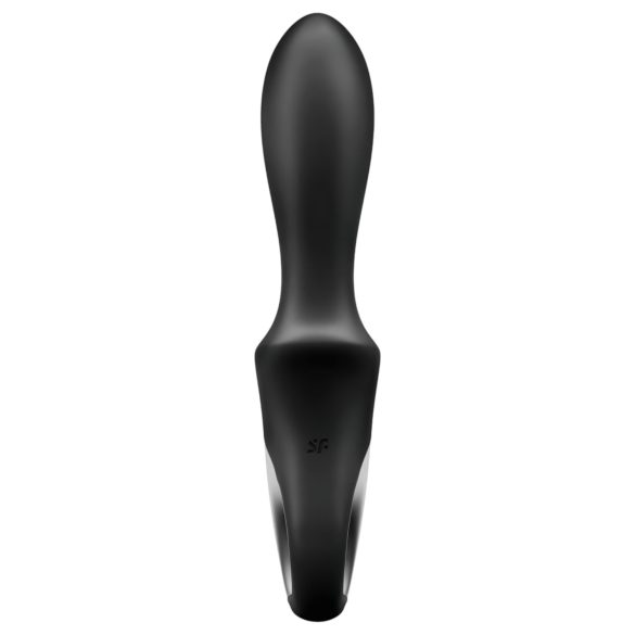 Satisfyer Heat Climax - plug anal vibrant chauffant connecté - silicone noir