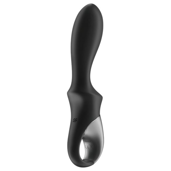 Satisfyer Heat Climax - plug anal vibrant chauffant connecté - silicone noir