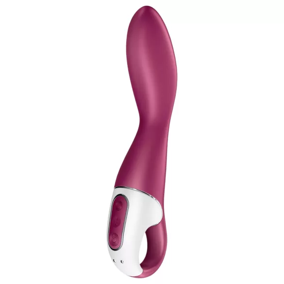 Satisfyer Heated Thrill - Vibromasseur chauffant contrôlé par application (rouge)