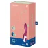 Satisfyer Heated Thrill - Vibromasseur chauffant contrôlé par application (rouge)