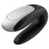Satisfyer Double Fun - vibromasseur couple intelligent étanche (noir)
