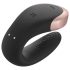 Satisfyer Double Love - vibromasseur couple connectable télécommande - noir