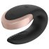 Satisfyer Double Love - vibromasseur couple connectable télécommande - noir