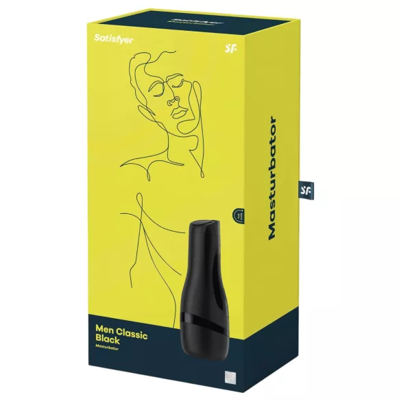 Satisfyer Men Classic - masturbateur manuel effet succion - noir