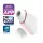 Satisfyer Love Triangle - stimulateur clitoridien à ondes d’air connecté - blanc