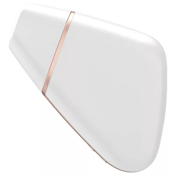 Satisfyer Love Triangle - stimulateur clitoridien à ondes d’air connecté - blanc