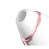 Satisfyer Love Triangle - stimulateur clitoridien à ondes d’air connecté - blanc