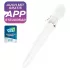 Satisfyer Double Wand-er - stimulateur vibrant connecté - blanc