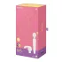 Satisfyer Double Wand-er - stimulateur vibrant connecté - blanc