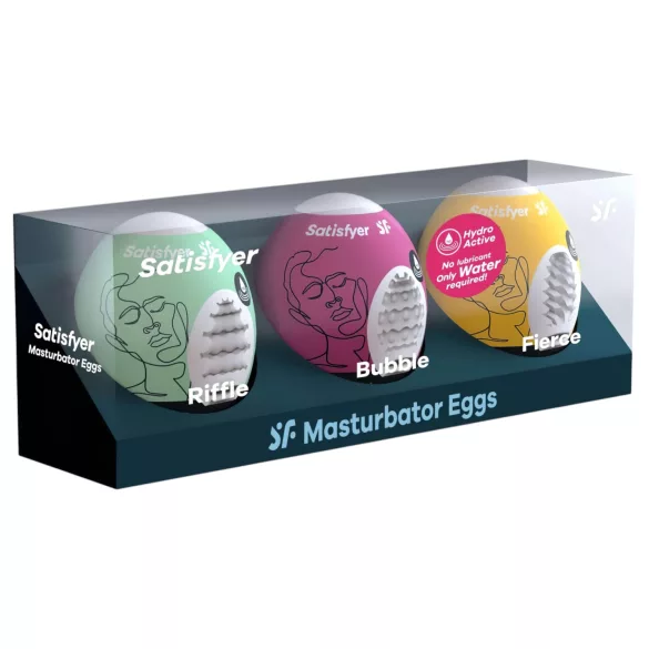 Satisfyer Egg RBF - masturbateur œuf coffret 3 pièces