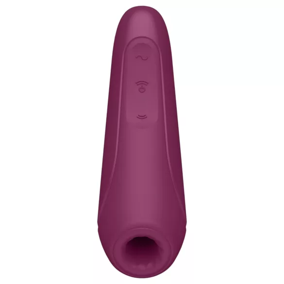 Satisfyer Curvy 1+ - stimulateur clitoridien à ondes - connecté - rouge