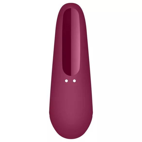 Satisfyer Curvy 1+ - stimulateur clitoridien à ondes - connecté - rouge