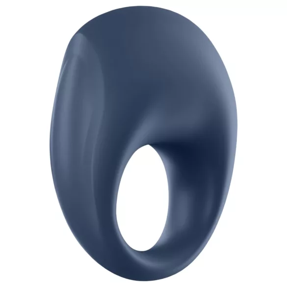 Satisfyer Strong One - anneau pénien vibrant connecté - silicone bleu