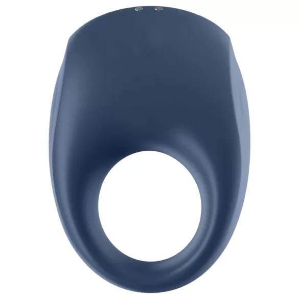 Satisfyer Strong One - anneau pénien vibrant connecté - silicone bleu