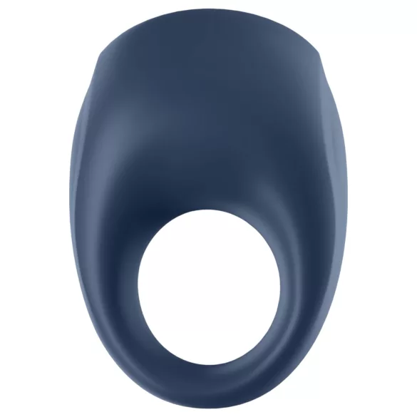 Satisfyer Strong One - anneau pénien vibrant connecté - silicone bleu