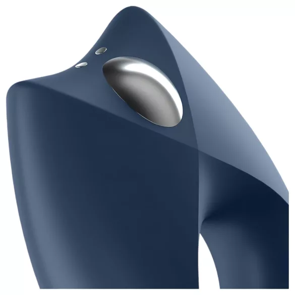 Satisfyer Royal One - Anneau pénien vibrant contrôlé par application, pour hommes (bleu)