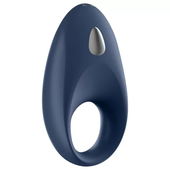 Satisfyer - Anneau pénien vibrant connecté - silicone bleu