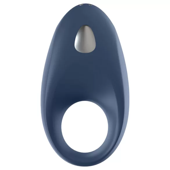Satisfyer - Anneau pénien vibrant connecté - silicone bleu