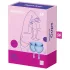 Satisfyer Feel Good - coffret de coupes menstruelles en silicone (bleues, lot de 2)