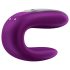 Satisfyer - vibromasseur couple connecté - silicone violet