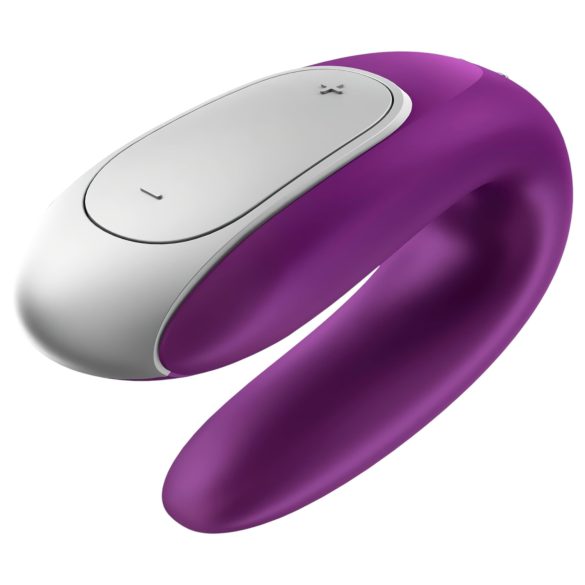 Satisfyer - vibromasseur couple connecté - silicone violet