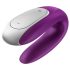 Satisfyer - vibromasseur couple connecté - silicone violet
