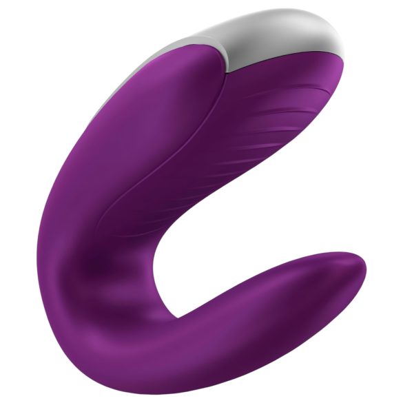 Satisfyer - vibromasseur couple connecté - silicone violet