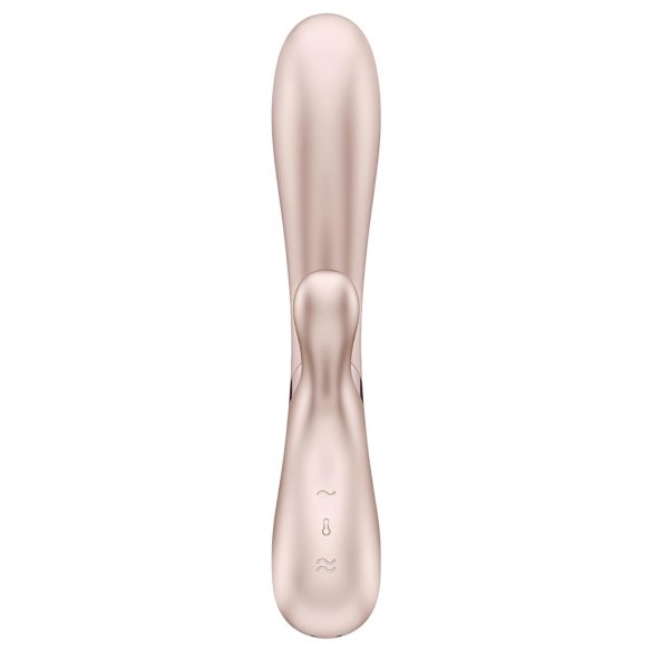 Satisfyer Hot Lover - vibromasseur connecté - silicone argent