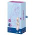 Satisfyer Hot Lover - vibromasseur connecté - silicone argent