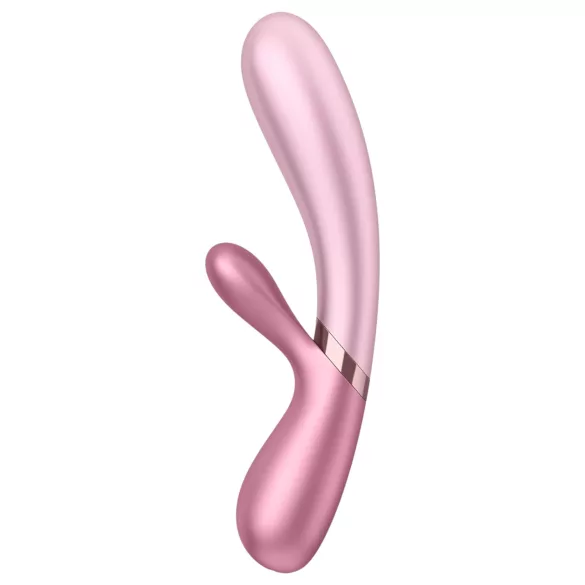 Satisfyer Hot Lover - vibromasseur connecté - silicone rose