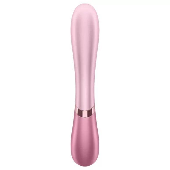 Satisfyer Hot Lover - vibromasseur connecté - silicone rose