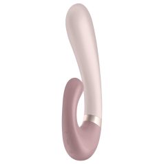   Satisfyer Heat Wave - vibromasseur chauffant connecté avec bras - beige